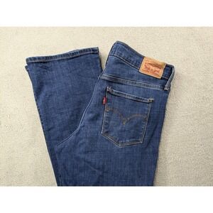 Levis 315 Shaping Bootcut Jeans Womens 31 Blue Dark Wash Denim 19632-0077